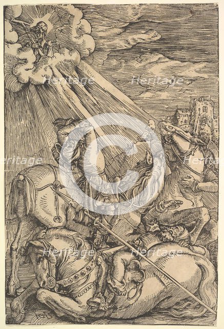 Conversion of Paul, ca. 1514. Creator: Hans Baldung.