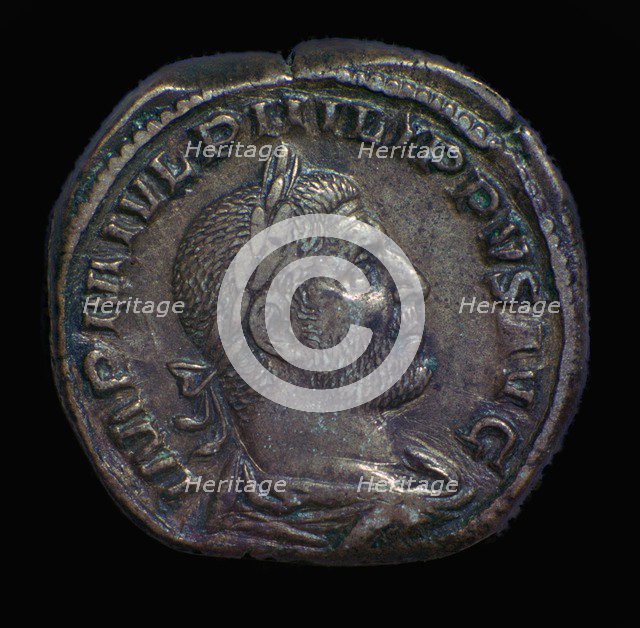 Bronze coin of 'Phillip the Arab'. Artist: Unknown