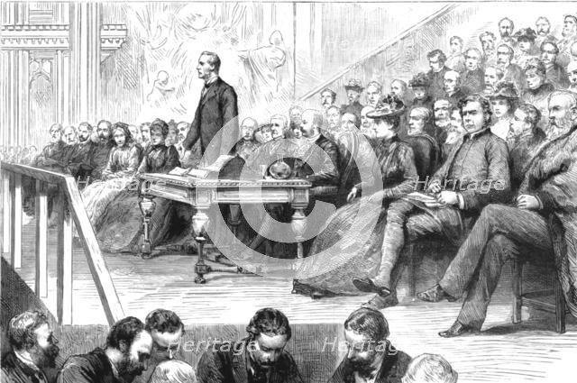 ''The Persecution of the Jews in Russia -- Meeting at the Guildhall', 1890. Creator: Unknown.