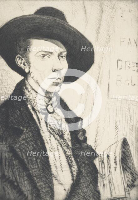 Badger Moody, 1922. Creator: CRW Nevinson.