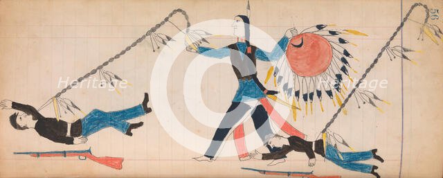 Maffet Ledger: Drawing, ca. 1874-81. Creator: Unknown.