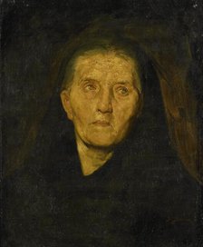 The Mourning Widow, c.1860-c.1865. Creator: Diederik Franciscus Jamin.