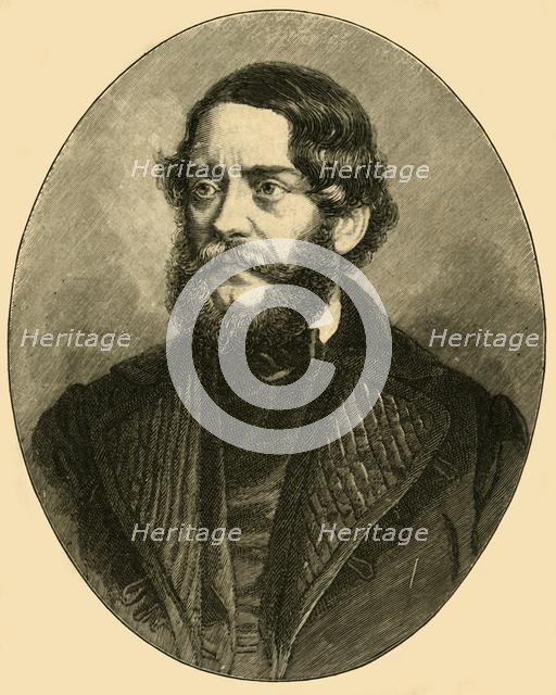 Louis Kossuth, Hungarian lawyer and politician, c1850s (c1890). Creator: Unknown.