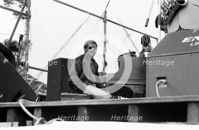 George Cables, Capital Jazz, Knebworth, Herts, July, 1981. Artist: Brian O'Connor.