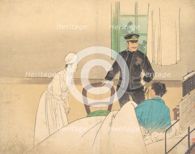 The Torpedo Officer (Suirai shikan), ca. 1900. Creator: Kajita Hanko.