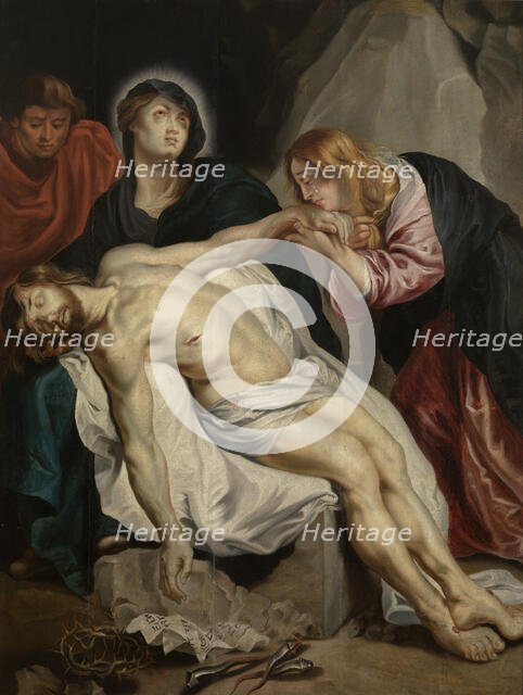 The Lamentation over the Dead Christ, c1630s. Creator: Anthony van Dyck.