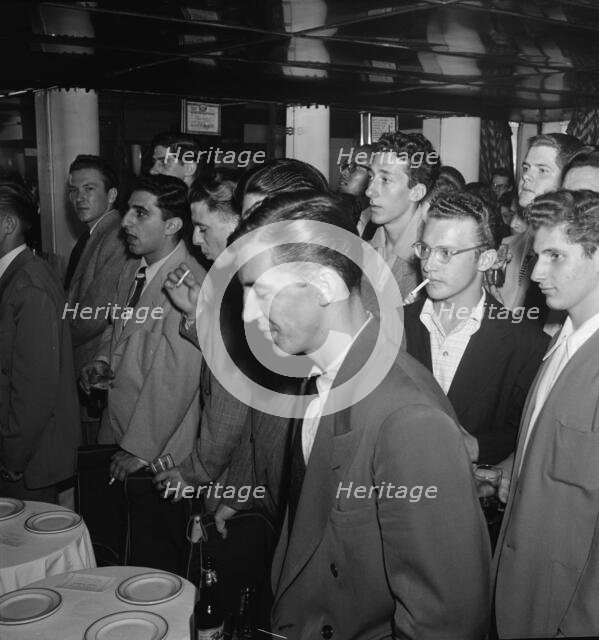 Downbeat, New York, N.Y., ca. 1948. Creator: William Paul Gottlieb.