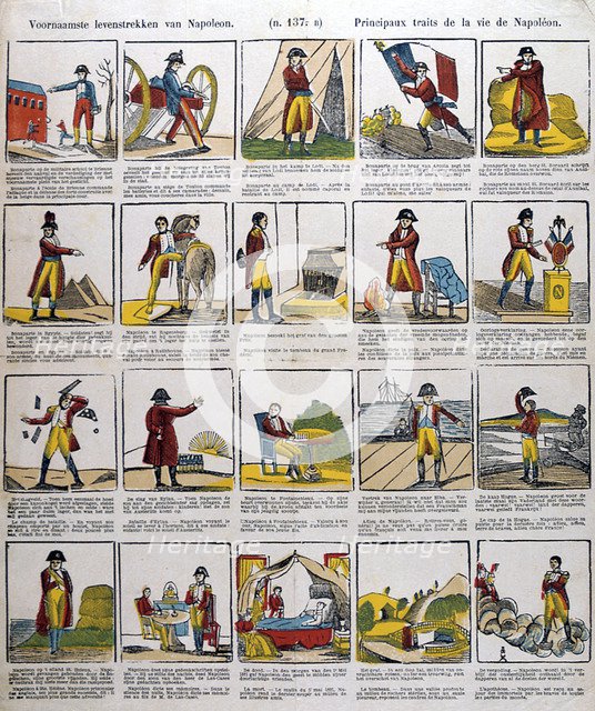 'Episodes in the life Napoleon', 19th century. Artist: Unknown