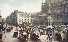 Charing Cross and the Strand, London, c1910. Creator: Unknown.