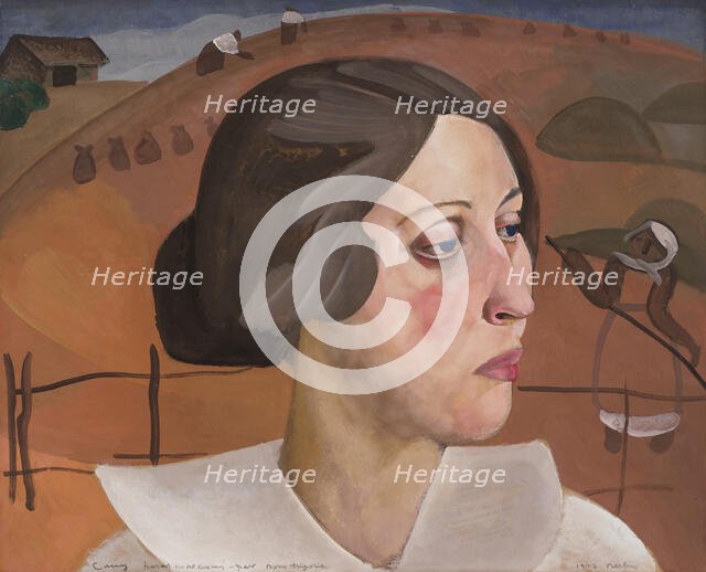 Portrait of Sasha, 1923. Creator: Grigoriev, Boris Dmitryevich (1886-1939).