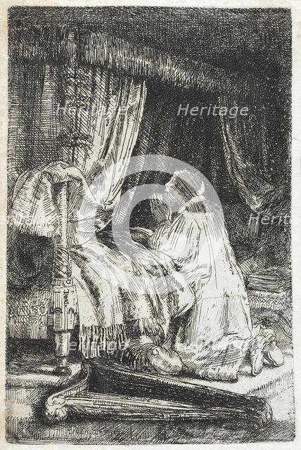 David in Prayer, 1652. Creator: Rembrandt Harmensz van Rijn.