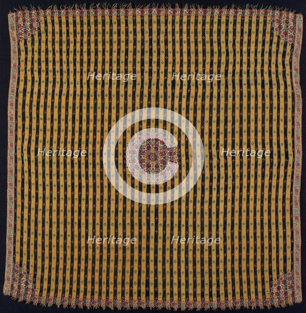 Moon Shawl (Chand-Dar), India, Mughal period (1526-1858), late 18th century. Creator: Unknown.