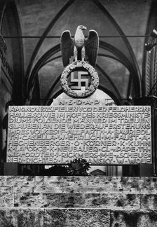 Monument on the Munich Feldherrnhalle, Germany, 1936. Artist: Unknown
