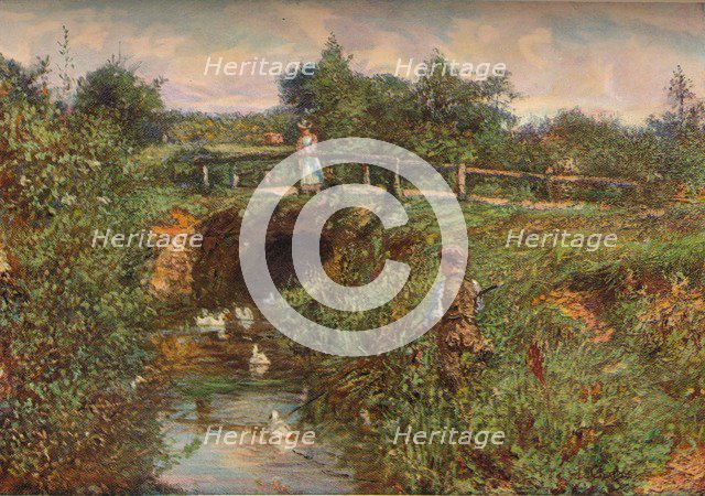 'Disturbing The Fishes', c1901. Artist: James Charles.