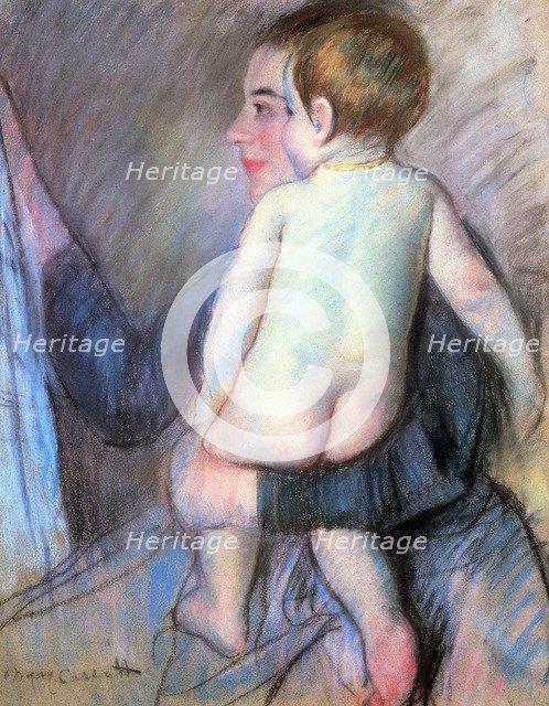 'At the Window', 1889.  Artist: Mary Cassatt