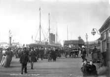 SS 'Etruria', Pierhead, Liverpool, 1890-1910. Artist: Unknown