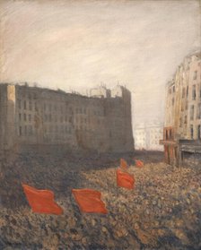 Manifestation populaire, c. 1903. Creator: Steinlen, Théophile Alexandre (1859-1923).