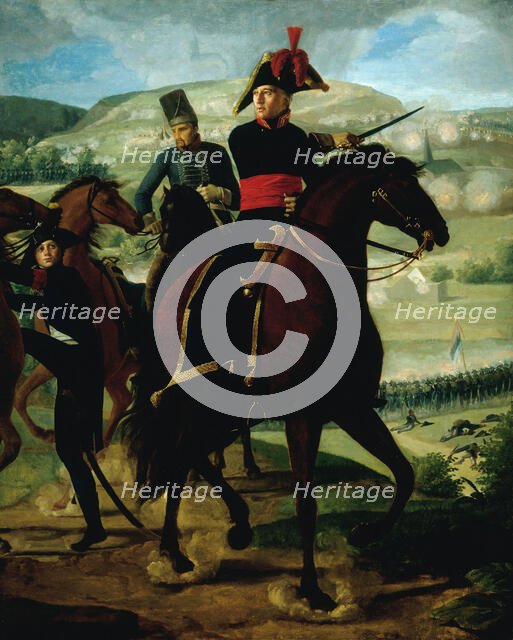 Le général Louise-Marie Turreau (1756-1816), lors de l'affaire de Gravière (8 prairial, an..., c1800 Creator: Louis Hersent.