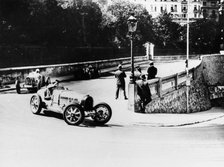 Achille Varzi and Tazio Nuvolari, Monaco Grand Prix, 1933. Artist: Unknown