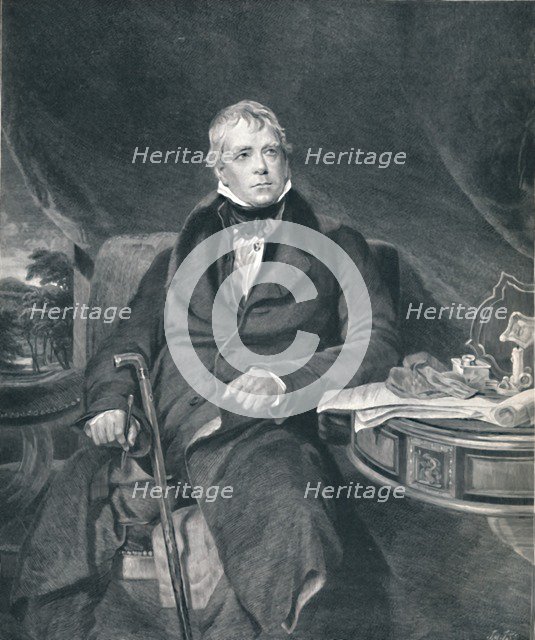 'Sir Walter Scott', c1821, (1896). Artist: John Horsburgh.