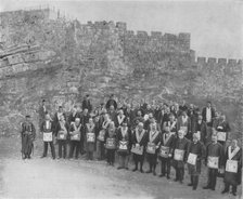 'English Freemasons at Jerusalem', 1898. Artist: CN Tadros.