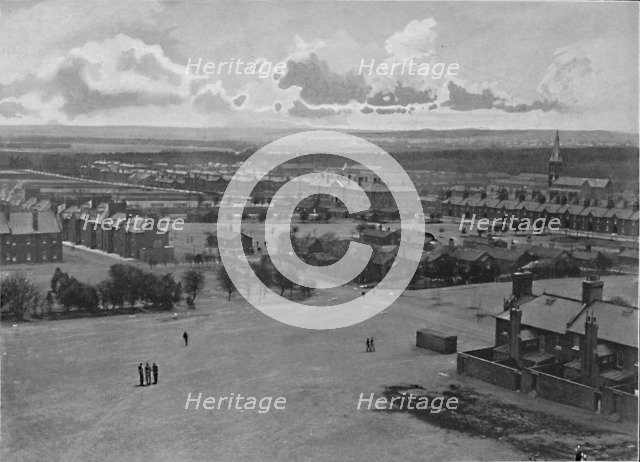 'Aldershot Camp', c1896. Artist: Wyrall & Son.
