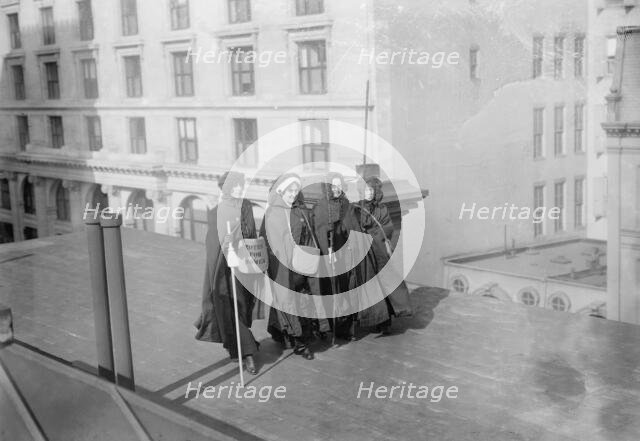 Washington suffrage hikers, 1913. Creator: Bain News Service.