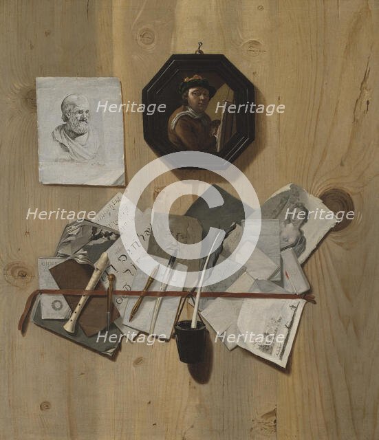 Trompe l'oeil, late 17th-early 18th century. Creator: Johan Klopper.