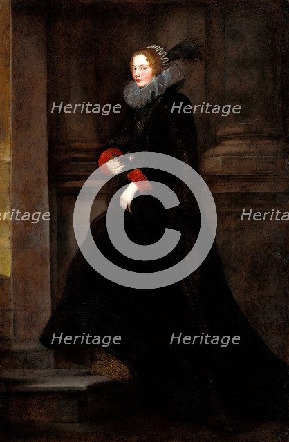 Portrait of Marchesa Geronima Spinola, ca 1624. Artist: Dyck, Sir Anthonis, van (1599-1641)