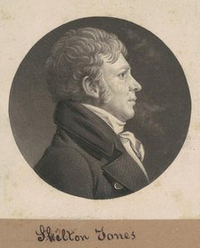 Skelton Jones, 1808. Creator: Charles Balthazar Julien Févret de Saint-Mémin.