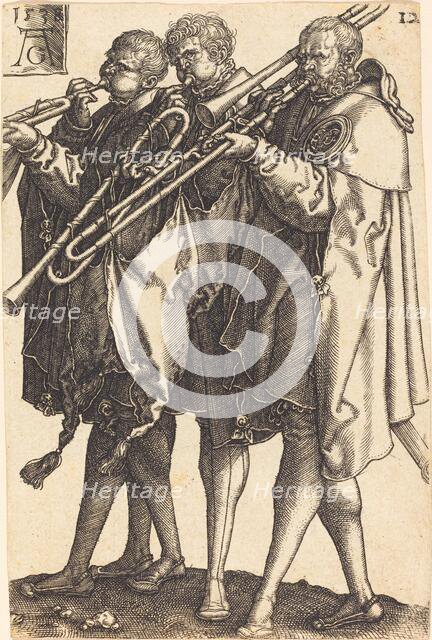 Large Wedding Dancers, 1538. Creator: Heinrich Aldegrever.