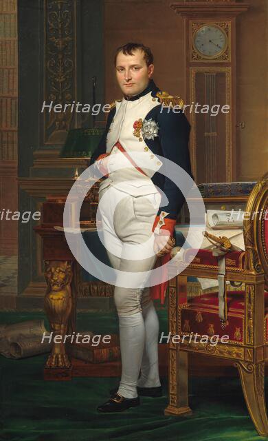 The Emperor Napoleon in His Study at the Tuileries, 1812. Creator: Jacques-Louis David.