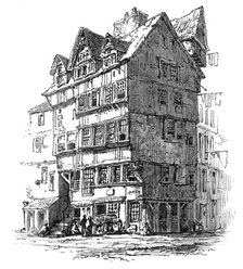 Edinburgh: old houses in High-street, 1864. Creator: Unknown.