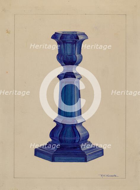 Candlestick, 1935/1942. Creator: Ronau William Woiceske.