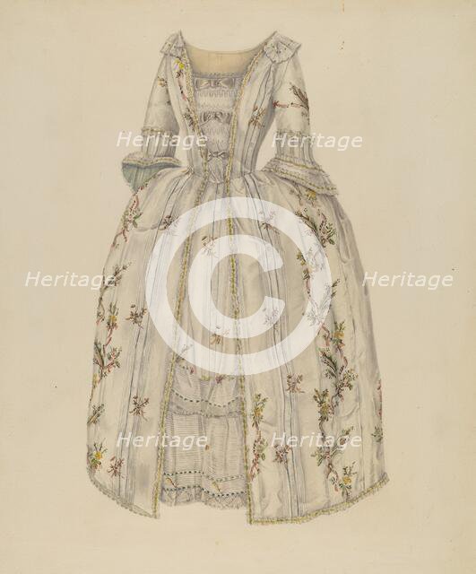 Dress, c. 1938. Creator: Bessie Forman.