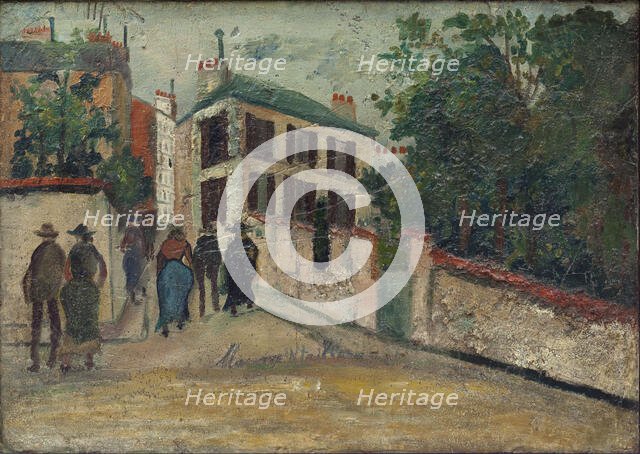 12 rue Cortot, Montmartre, 1921. Creator: Maurice Utrillo.