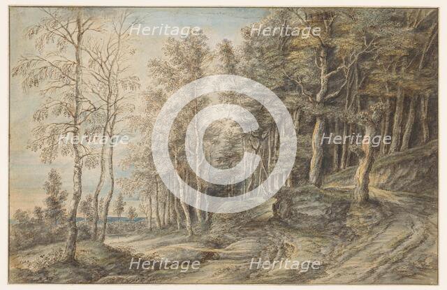 Forest landscape, 1605-1673. Creator: Lucas van Uden.