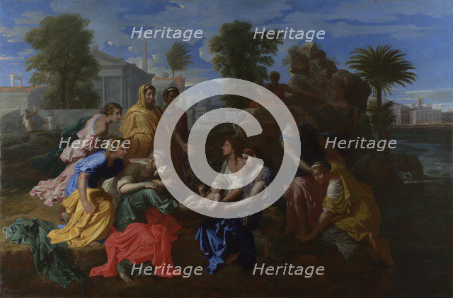 The Finding of Moses, 1651. Artist: Poussin, Nicolas (1594-1665)
