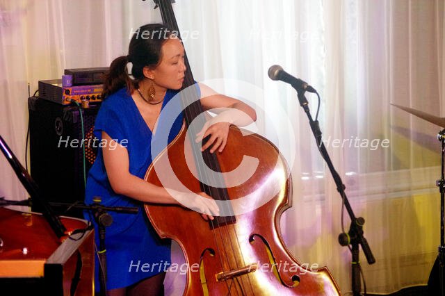 Linda May Han Oh, Linda May Han Oh Quartet, Watermill Jazz Club, Dorking, Surrey, 26 Oct 2021. Creator: Brian O'Connor.