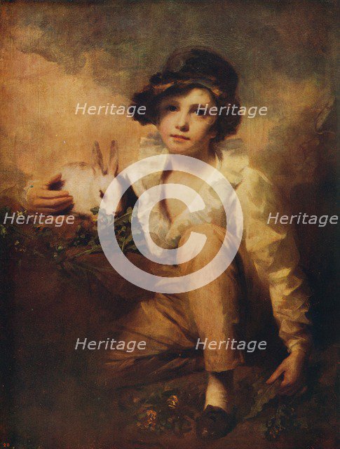 'Boy and Rabbit', 1814, (c1915). Artist: Henry Raeburn.