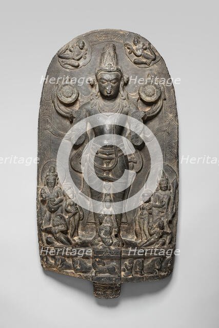 Sun God Surya Standing in His Chariot, Pala period, 10th/11th century. Creator: Unknown.