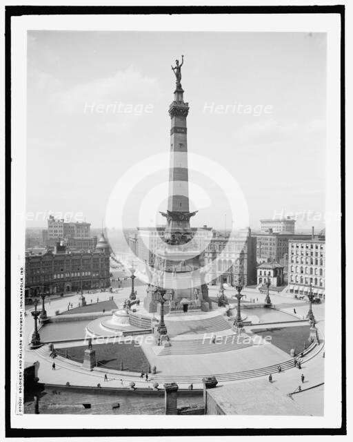 Soldiers' and Sailors' Monument, Indianapolis, Ind., c1907. Creator: Unknown.