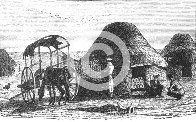 'Kalmuck dwelling; The Caucasus', 1875 Creator: Unknown.