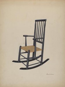 Rocking Chair, 1935/1942. Creator: Anne Colman.