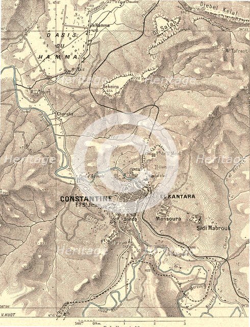 ''Constantine et ses environs; Afrique du nord', 1914. Creator: Unknown.