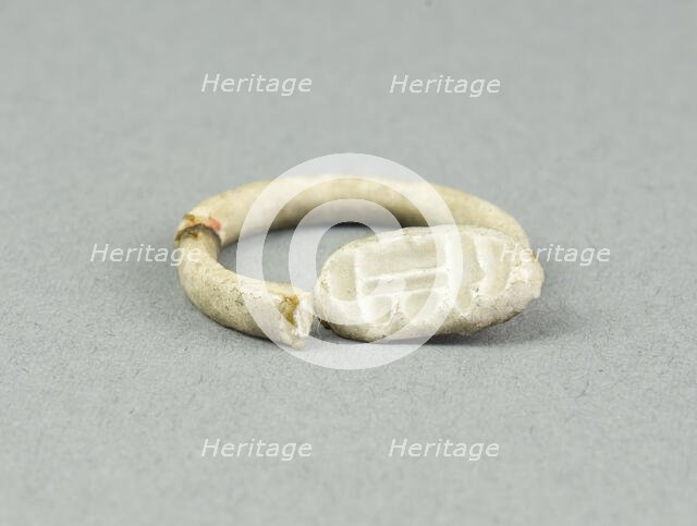 Ring: Amun-Ra, flanked by nb signs, Egypt, New Kingdom, Dynasties 18-20 (about 1550-1069 BCE). Creator: Unknown.