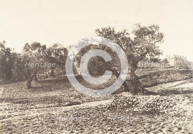 Jérusalem, Porte d'Hérode, 1854. Creator: Auguste Salzmann.