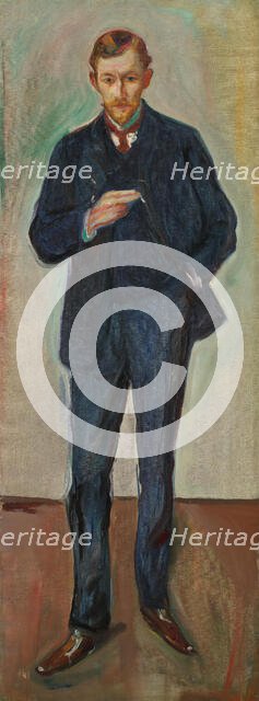 The Frenchman; Marcel Archinard, probably 1904. Creator: Edvard Munch.