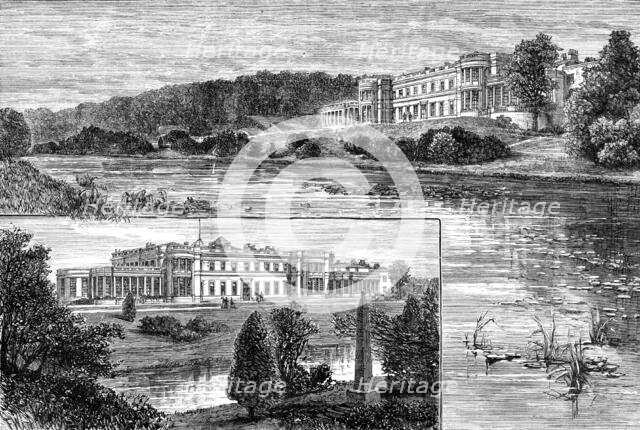 Wynyard Park, seat of the Marquis of Londonderry, visited by the Prince and Princess of Wales, 1883. Creator: Unknown.