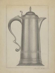 Pewter Flagon, c. 1936. Creator: Charles Cullen.